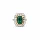 NO RESERVE | EMERALD AND DIAMOND RING - фото 1