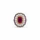 NO RESERVE | RUBY AND DIAMOND RING - фото 1