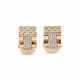 VAN CLEEF & ARPELS RETRO PAIR OF 'LUDO-HEXAGONE' DIAMOND CLIPS - photo 1