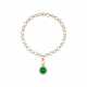 EMERALD AND DIAMOND NECKLACE - photo 1