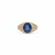 NO RESERVE | CARTIER EARLY 20TH CENTURY SAPPHIRE SIGNET RING - фото 1