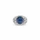 BOUCHERON SAPPHIRE AND DIAMOND RING - photo 1