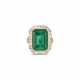 EMERALD AND DIAMOND RING - Foto 1