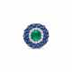 NO RESERVE | EMERALD, SAPPHIRE AND DIAMOND RING - фото 1