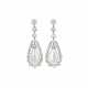 NATURAL PEARL AND DIAMOND EARRINGS - Foto 1