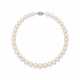 CULTURED PEARL AND DIAMOND NECKLACE - photo 1