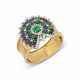 BULGARI MID-20TH CENTURY EMERALD, SAPPHIRE AND DIAMOND BANGLE/BROOCH - фото 1