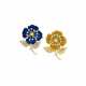 NO RESERVE | BOUCHERON PAIR OF ENAMEL AND DIAMOND 'ÉGLANTINE' BROOCHES - photo 1