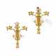 A PAIR OF RUSSIAN ORMOLU TWO-BRANCH WALL-LIGHTS - фото 1