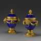 A PAIR OF LATE LOUIS XV ORMOLU-MOUNTED S&#200;VRES PORCELAIN VASES-CLOCHES `DULAC` - фото 1