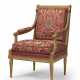 A LOUIS XVI GILTWOOD FAUTEUIL - photo 1