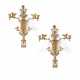 A PAIR OF FRENCH ORMOLU TWO BRANCH WALL-LIGHTS - photo 1