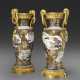 A PAIR OF LATE LOUIS XV ORMOLU-MOUNTED JAPANESE ARITA PORCELAIN VASES - Foto 1