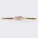 Brillant Stabbrosche mit Fancy-Brown Diamant. - фото 1