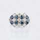 Vintage Diamant-Saphir Ring. - Foto 1