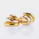 Juwelier Wilm. Paar Multicolour-Gold Ohrclips. - photo 1