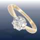 Ring: antiker Damenring mit großem und sehr schönen Altschliffdiamant, ca. 1,1ct - Foto 1