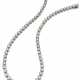 CHIAPPE | Diamond and platinum necklace, round ct.… - photo 1