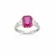 BULGARI | Cushion cut ct. 4.34 ruby, triangular di… - photo 1