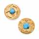 ALDO GALLI | Blue gemstone and yellow gold lot com… - фото 1