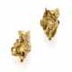 MARTINI | Yellow gold abstract shaped earrings, g … - photo 1