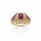 SABBADINI | Oval ct. 2.50 circa ruby and yellow go… - фото 1