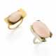 AZUMA | Pink coral and bi-coloured gold lot compri… - Foto 1