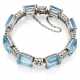 Octagonal aquamarine, diamond and white gold modul… - фото 1