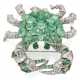 Diamond, emerald and white gold crab shaped brooch… - Foto 1