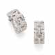 CARTIER | Diamond and white gold earrings, diamond… - photo 1