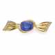 Oval ct. 10.00 circa sapphire and diamond yellow g… - фото 1