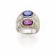 BULGARI | Oval ct. 2.09 sapphire and ct. 2.13 ruby… - фото 1