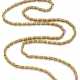 Yellow gold square link chain, g 114.32 circa, len… - фото 1