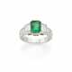 Octagonal ct. 2.00 circa emerald and diamond white… - photo 1