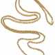 Yellow gold interlaced tubular necklace, g 47.26 c… - фото 1