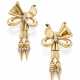 MAUBOUSSIN | Yellow gold bow shaped pendant earrin… - photo 1