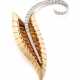 Diamond, citrine quartz, yellow gold and platinum … - фото 1