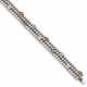 Diamond and white gold bracelet accented with smal… - фото 1