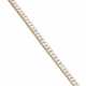 Carré diamond and yellow gold tennis bracelet, dia… - фото 1