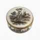 A snuff box with hunting scenes. Meissen, 2nd half of the 18th century - photo 1