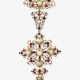 A brooch with garnets and pearls. Probably Spain, 1st half of the 18th century - фото 1