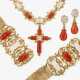 A parure with carnelians and chalcedonies. France, circa 1830-1840 - фото 1