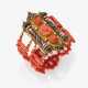 A bracelet with corals and enamel. Probably Italy/Naples, circa 1860 - 1870 - photo 1