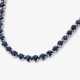 A classic choker necklace decorated with blue sapphires. Germany, Southern Germany, 1970s - фото 1