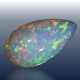 Opal: außergewöhnlich schöner und großer Opal in Tropfenform und mit tollem Farbspiel, 36,8ct - photo 1