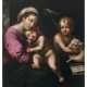 Italien 17th century. Madonna with sleeping Child Jesus and John the Baptist as a Boy - photo 1