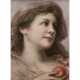 Gabriel von Max. Portrait of a young woman with apple - photo 1