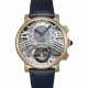 CARTIER, ROTONDE DE CARTIER EARTH AND MOON, AN EXTREMELY RARE LIMITED EDITION GOLD TOURBILLON WRISTWATCH WITH ON-DEMAND METEORITE MOONPHASE DISPLAY - photo 1