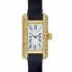 CARTIER TANK, A RARE AND ATTRACTIVE GOLD AND YELLOW SAPPHIRE-SET MANUAL WINDING WRISTWATCH - Foto 1