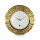 HERMES, A RARE GILT BRASS MANUAL-WINDING WORLDTIME DESK CLOCK - photo 1